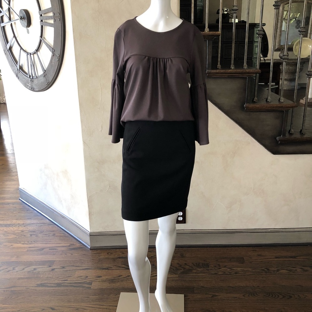 Loft Black Pencil Skirt